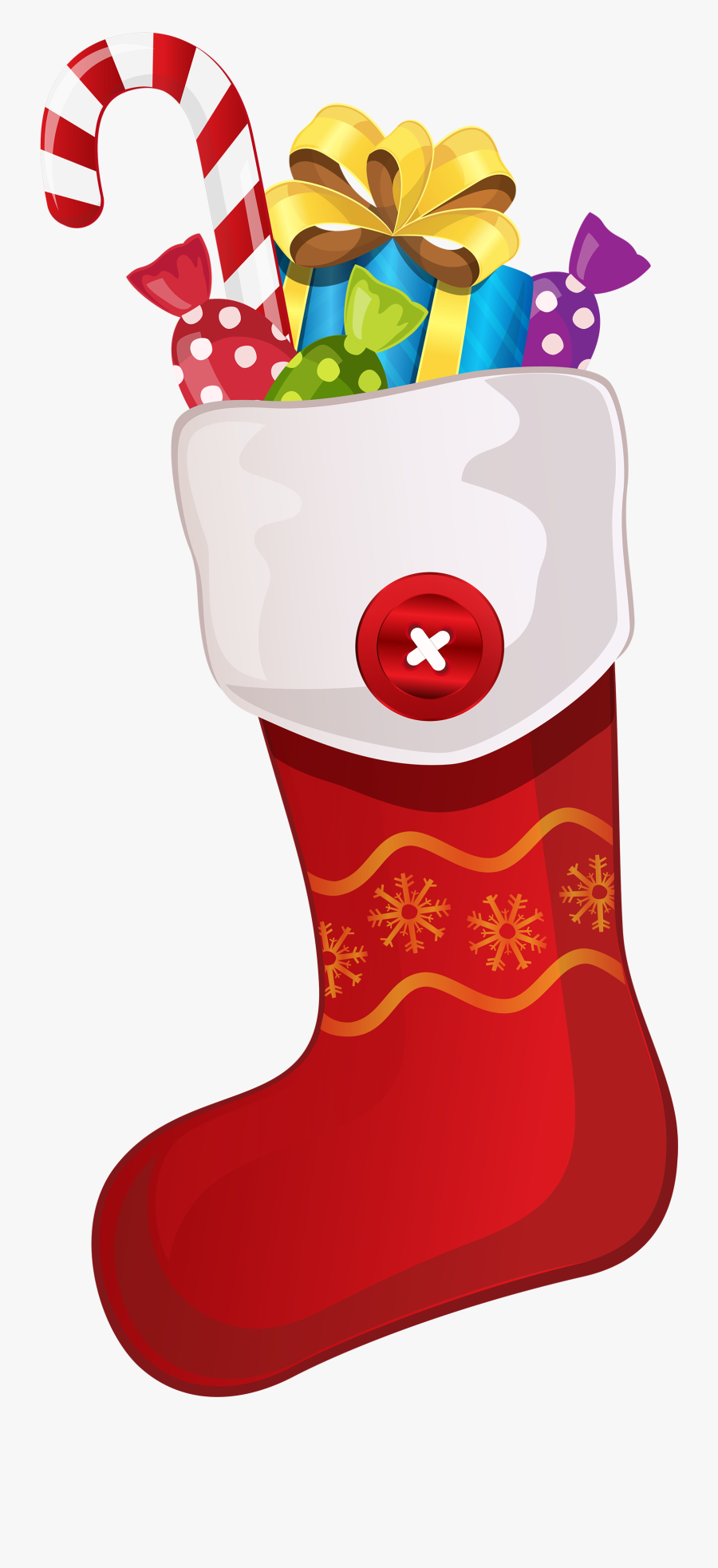 Stocking For Christmas Clipart, Transparent Clipart