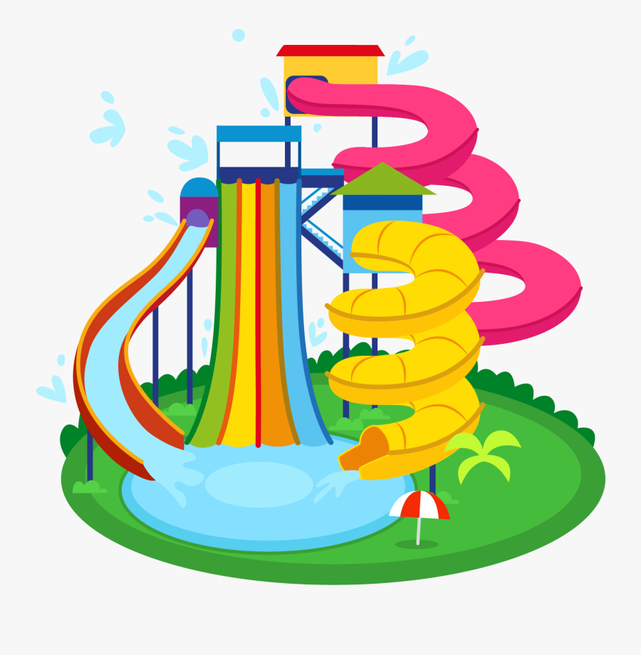 Park Clipart Playgound - Transparent Water Park Clipart, Transparent Clipart