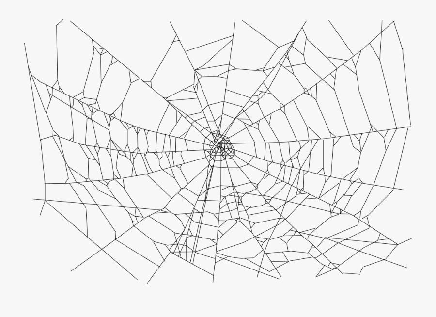 Realistic Spider Web - Transparent Background Spider Web Png, Transparent Clipart