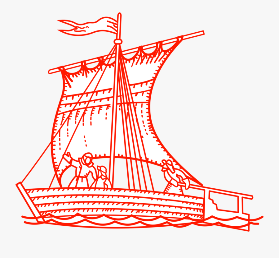 Transparent Sailboat Clipart Silhouette - Mast, Transparent Clipart