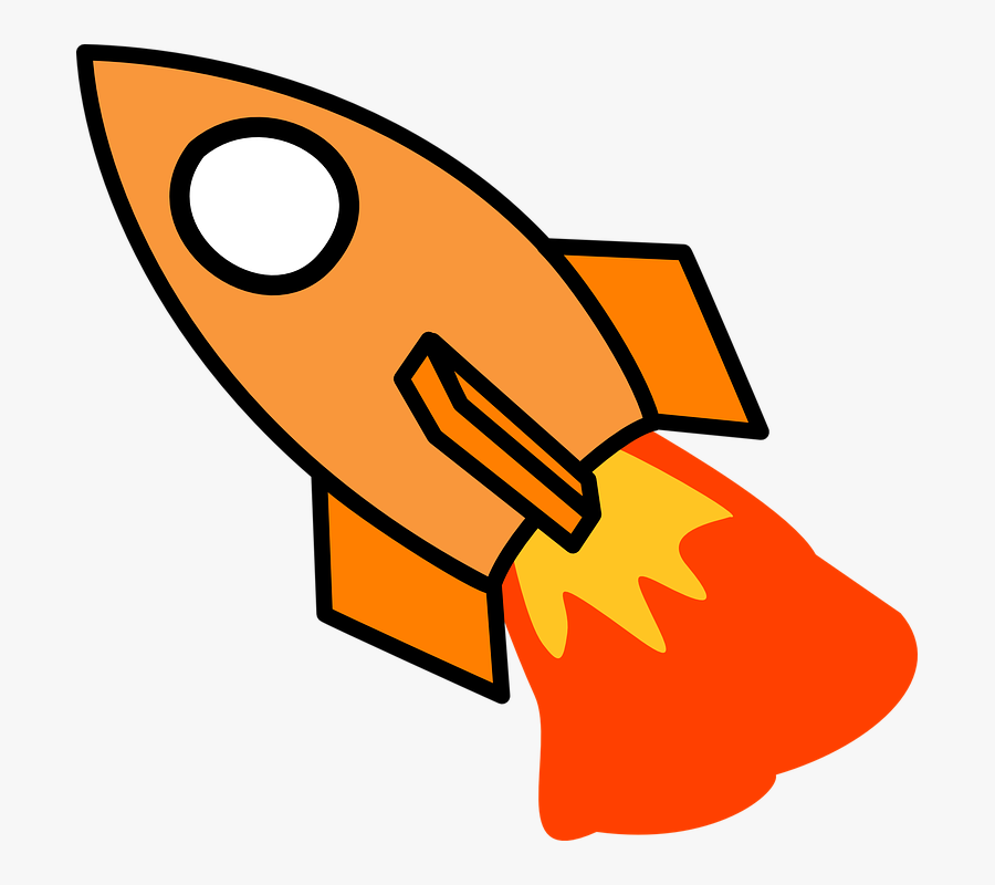 Rocket Clip Art, Transparent Clipart