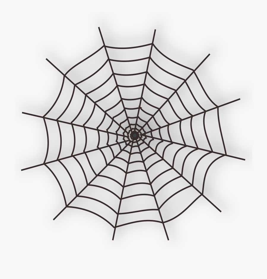 Clipart Halloween Spider Web Icon - Spider Web Tattoo Png, Transparent Clipart