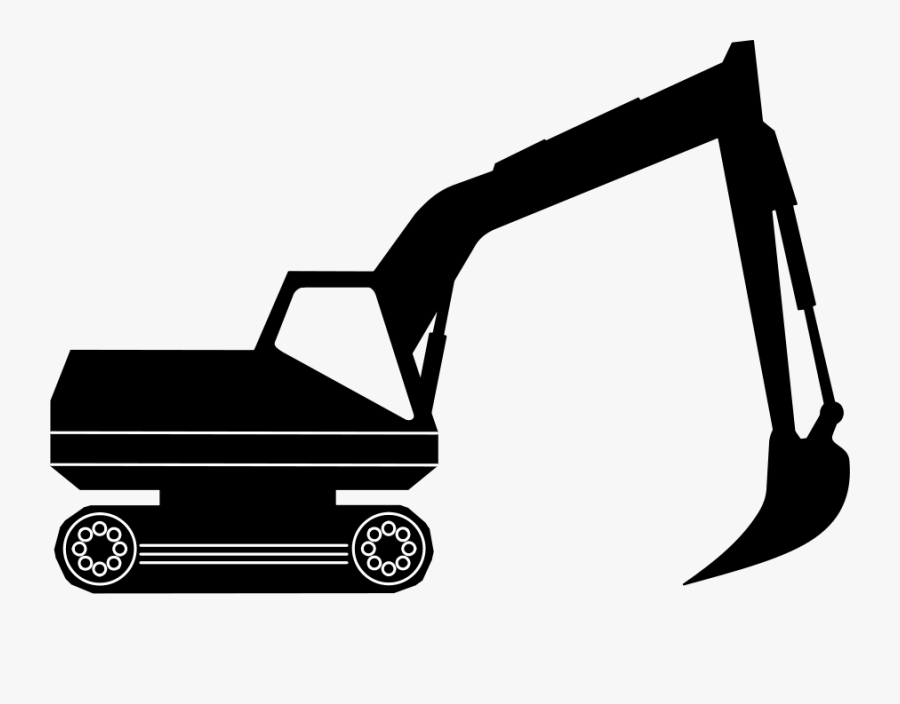 Backhoe Construction Tractors Clip Art Clipart - Construction Zone Sign Board, Transparent Clipart