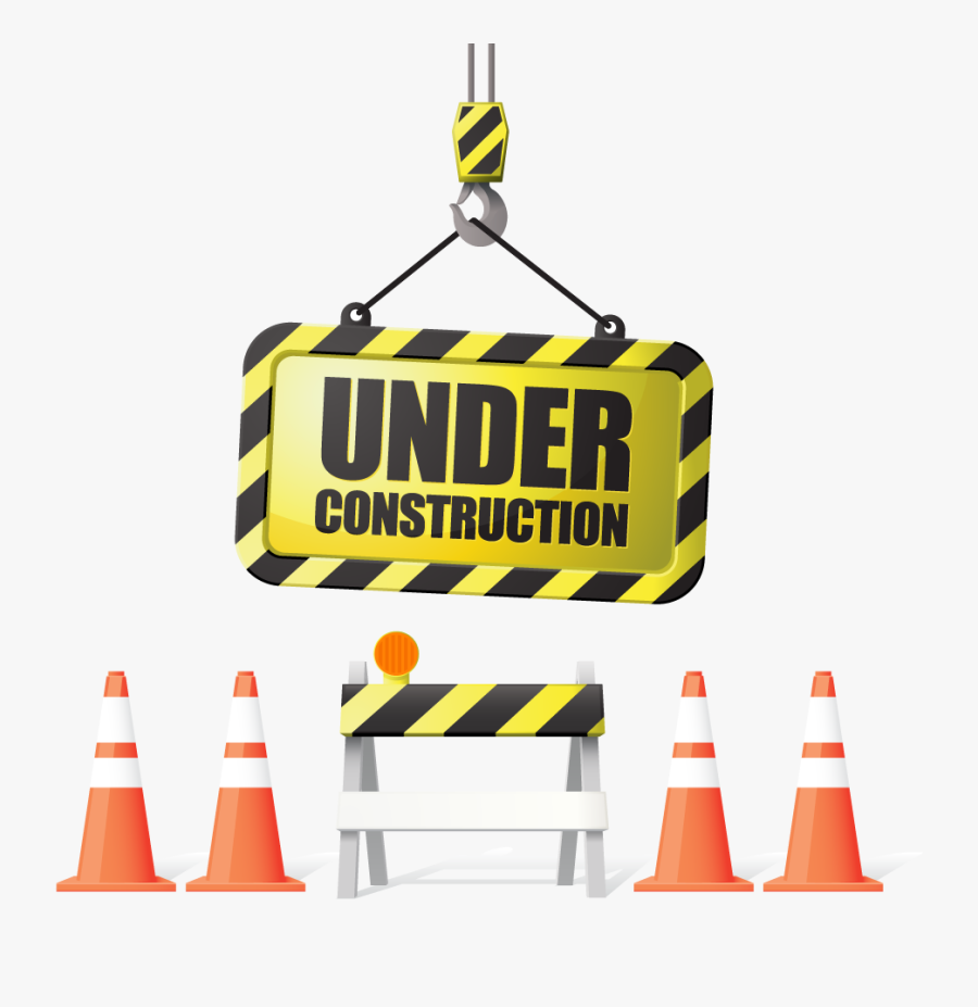 Under Construction Sign - Site Under Construction Png, Transparent Clipart