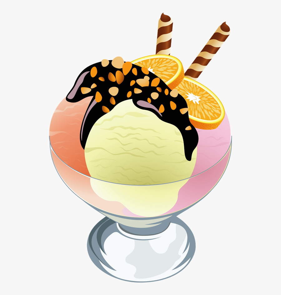 Sundae Clipart Glaces Clip Art Drinks Ice Cream Clip - Ice Cream Sundae Clipart Png, Transparent Clipart