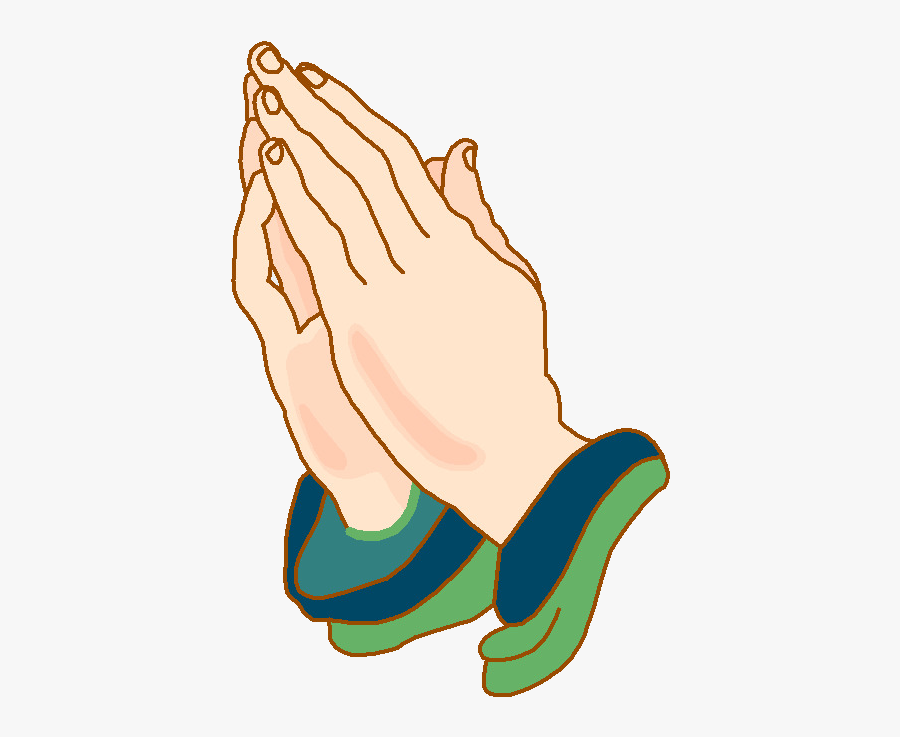 Praying Hands Prayer Praise Worship Clip Art Welcome - Transparent Praying Hands Clipart, Transparent Clipart
