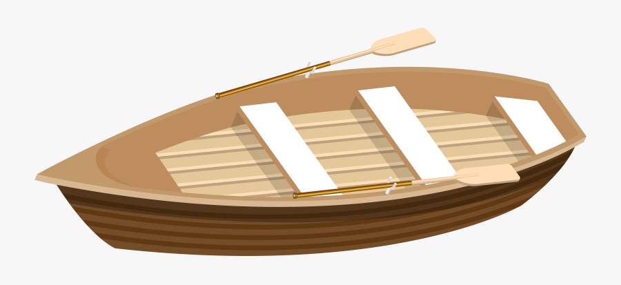 Wooden Boat Transparent Png Clip Art Image - Portable Network Graphics, Transparent Clipart