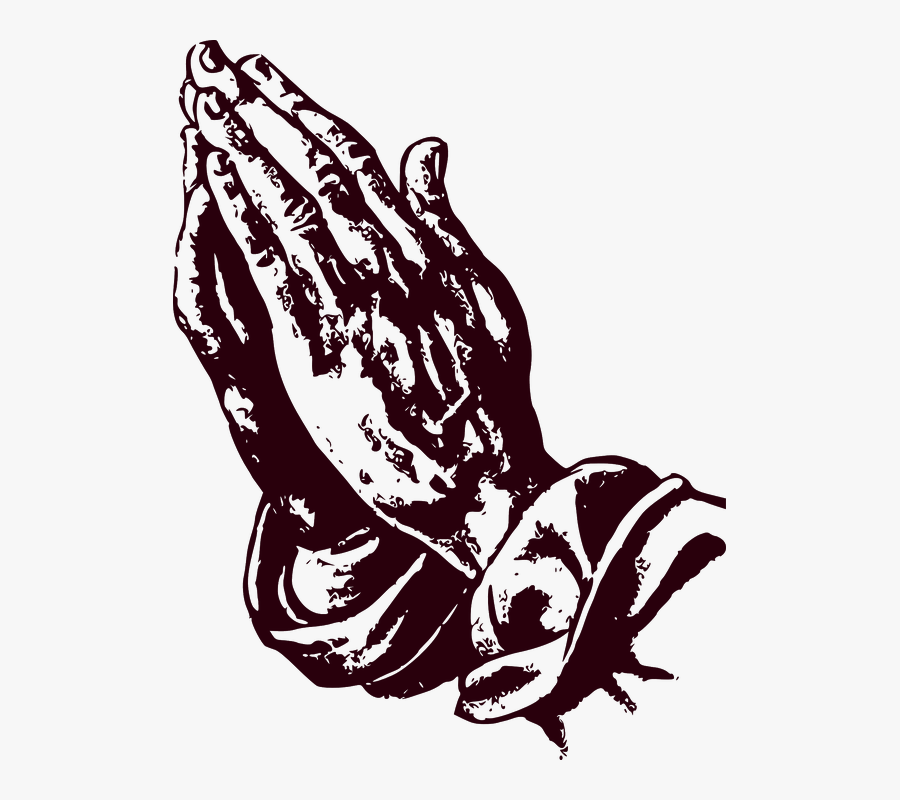 Pray Clipart Prayer Line - Praying Hands , Free Transparent Clipart - Clipa...