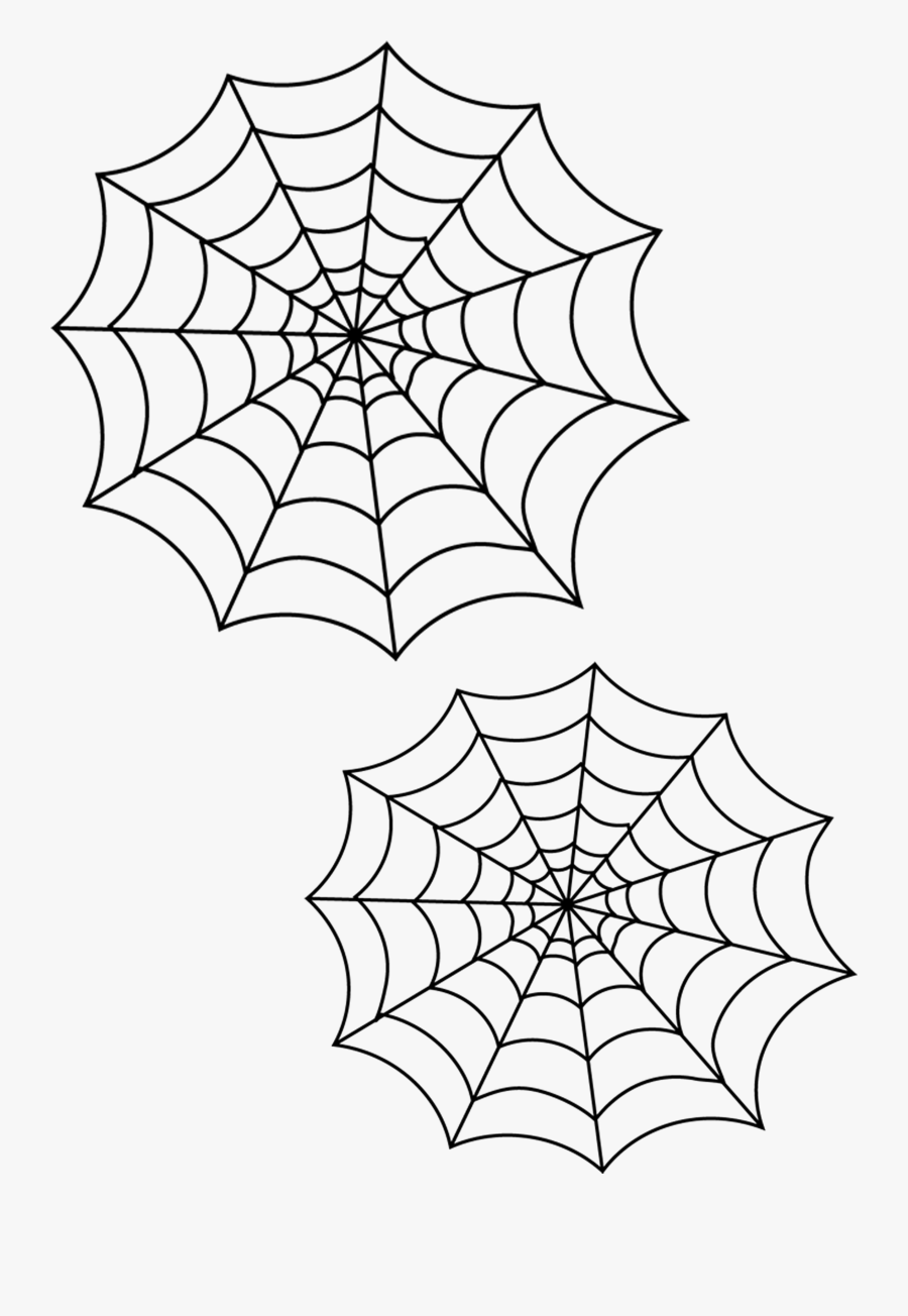 Transparent Spider Man Webs Png - Cute Spider Web Clipart, Transparent Clipart