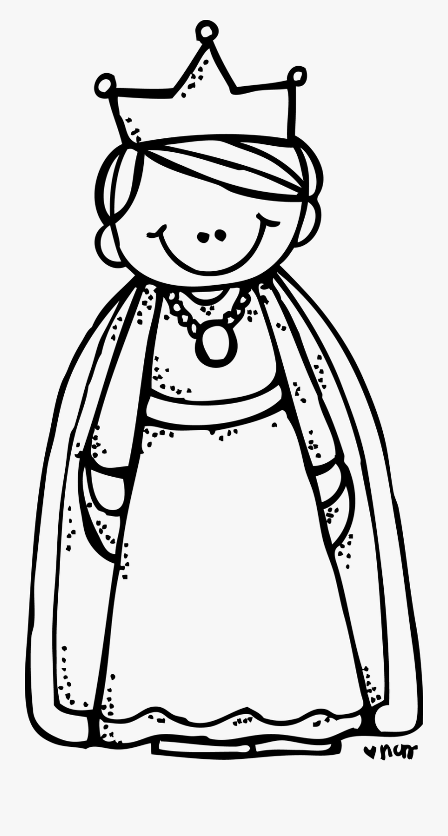 Black And White October Clipart - Queen Clip Art Black And White, Transparent Clipart