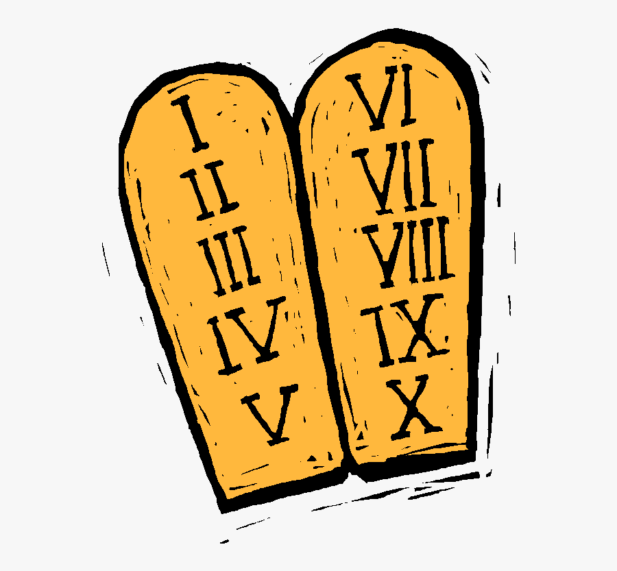Tenet - Clipart - Ten Commandments Clipart Png, Transparent Clipart