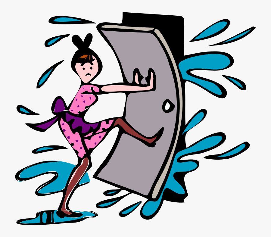 Girl Close Door Svg Clip Arts - Close Clipart, Transparent Clipart