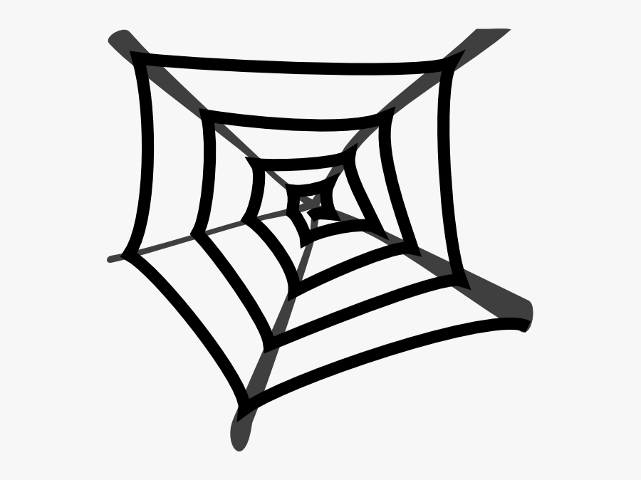 Spider - Web - Clipart - Png - Transparent Cartoon Spider Web, Transparent Clipart