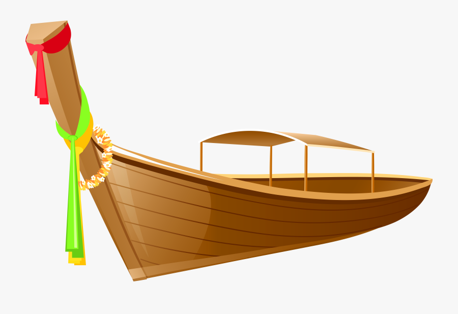 Thailand Long Boat Clip Art Png Transparent Image - Thailand Boat Clipart, Transparent Clipart