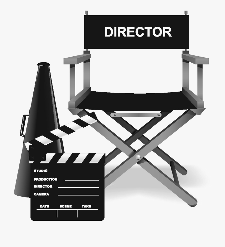 Director’s Chair Png Clipart - Film Director Chair Png, Transparent Clipart