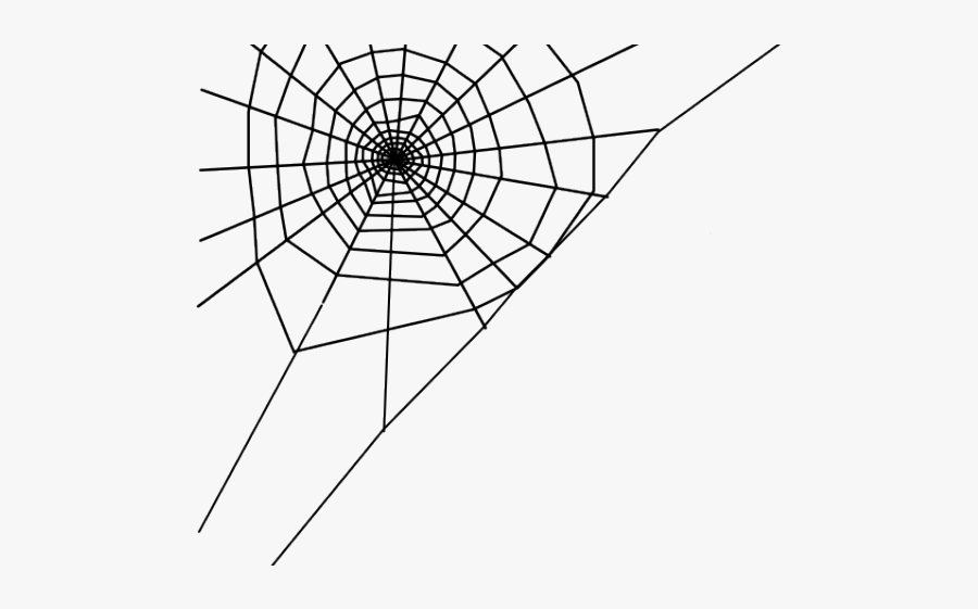 Corner Spider Web Transparent Background, Transparent Clipart
