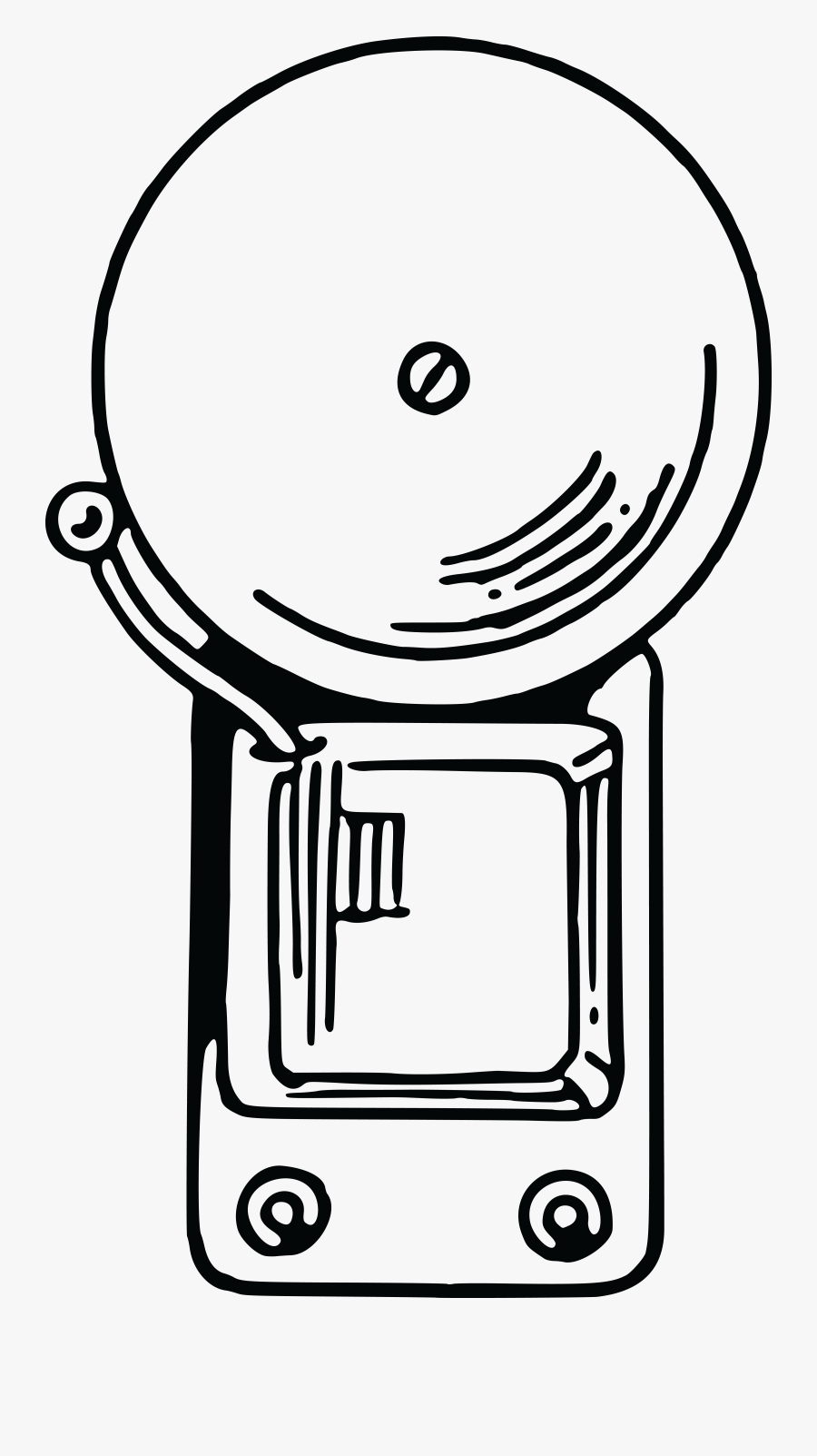 Fire Alarm Clipart Black And White, Transparent Clipart