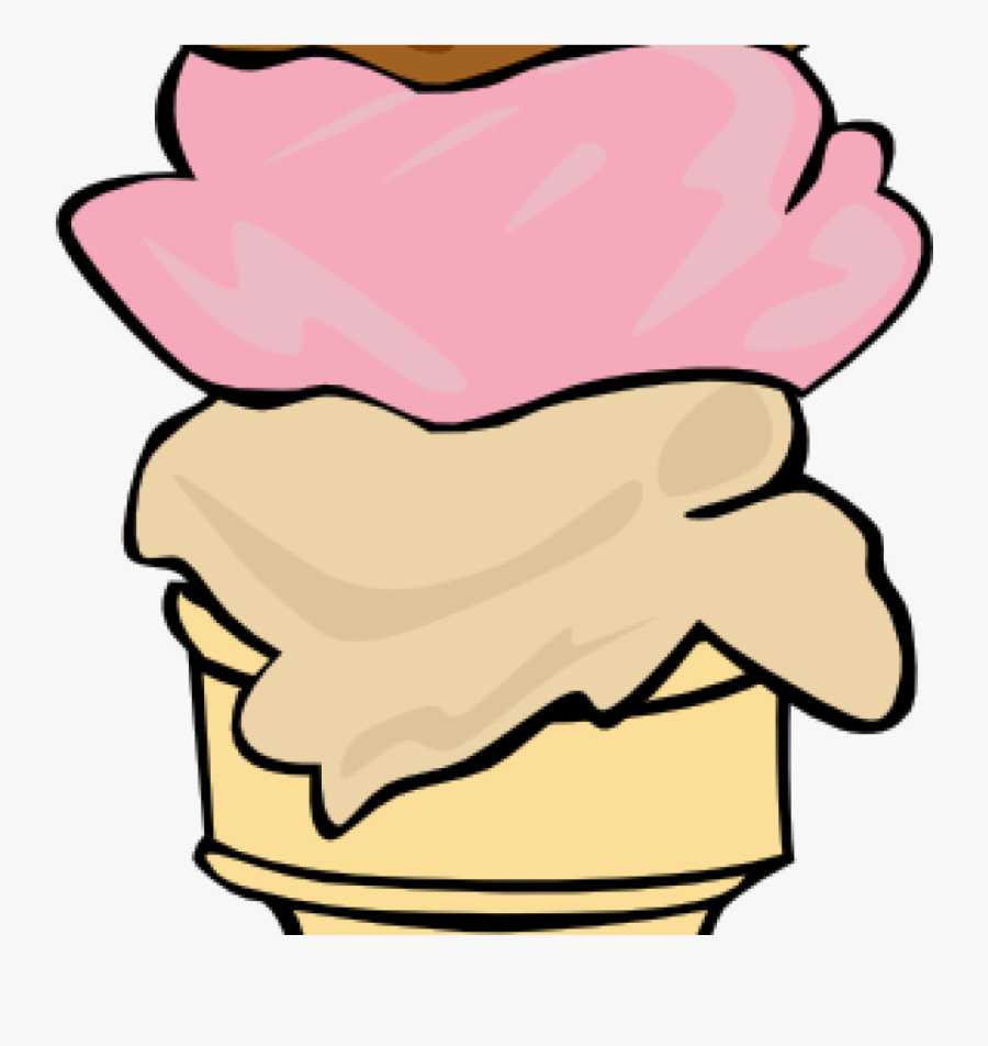 Ice Cream Clip Art Free Ice Cream Cone 3 Scoop Clip - Ice Cream Cone Clip Art, Transparent Clipart