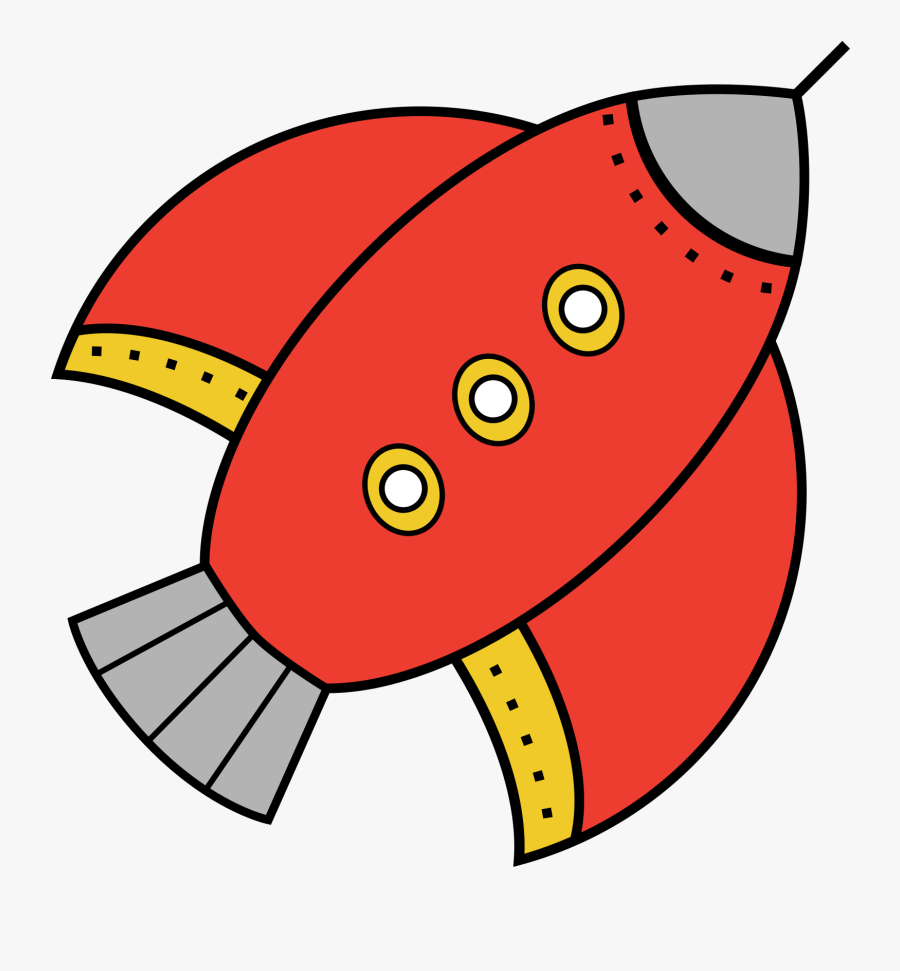 Clipart Red Rocket, Transparent Clipart
