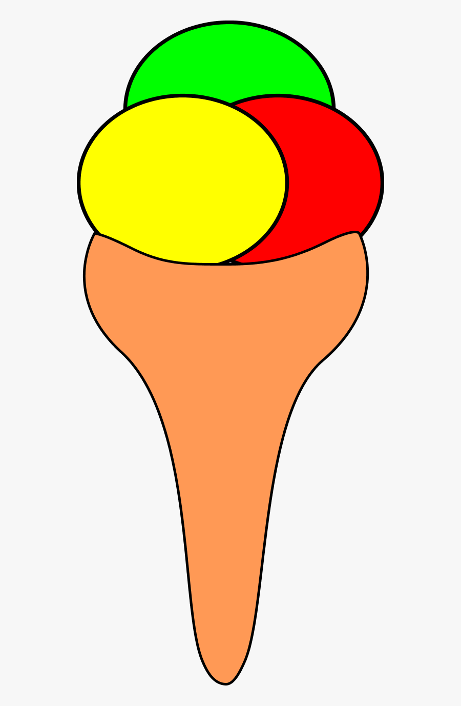 Ice Cream Cone - Zmrzlina Clipart, Transparent Clipart