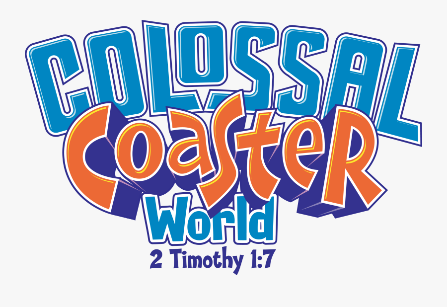 Crop Colossal Coaster - Colossal Coaster World, Transparent Clipart