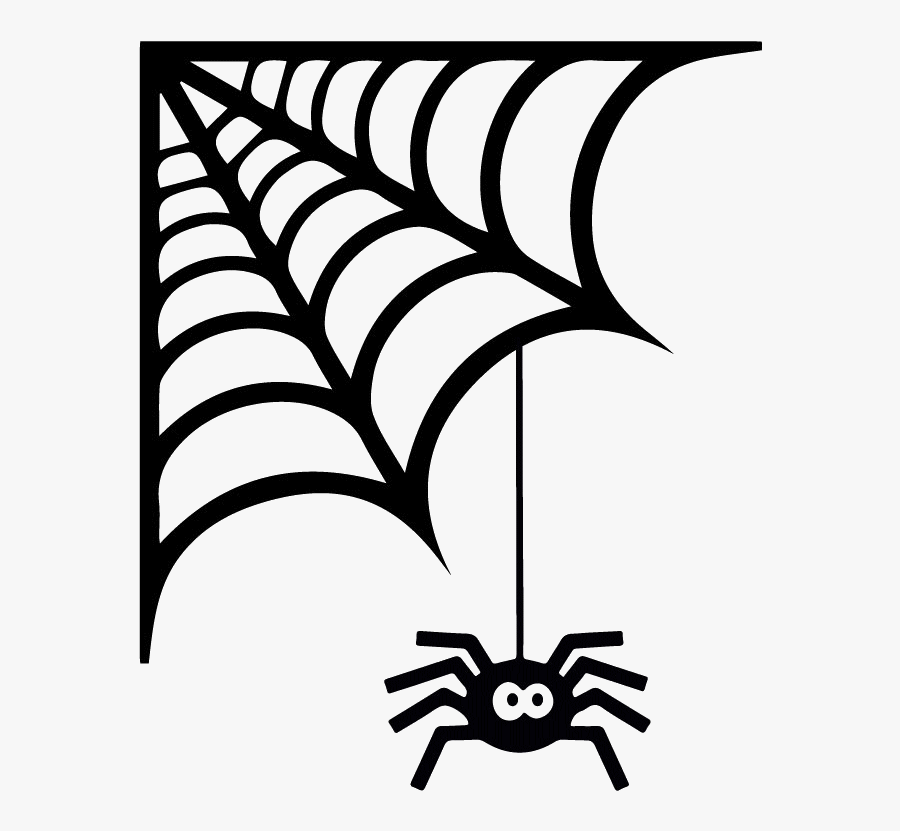 Corner Spider Web Vector Clipart , Png Download - Spider Web Corner Vector, Transparent Clipart