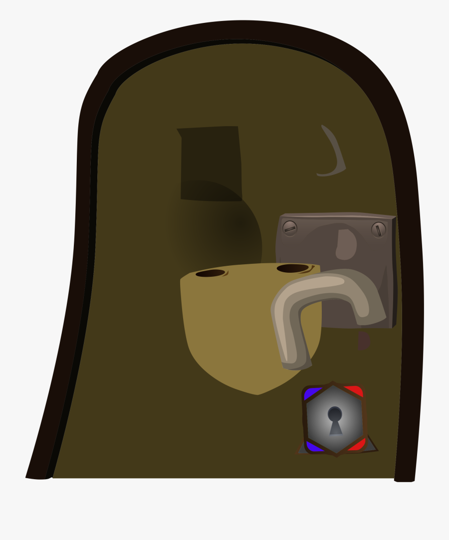 Head,technology,door - Illustration, Transparent Clipart