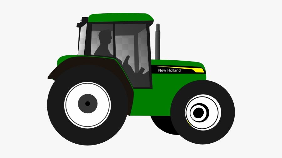 John Deere Green Tractor Clip Art At Vector Wikiclipart - Tractor And Trailer Clipart, Transparent Clipart