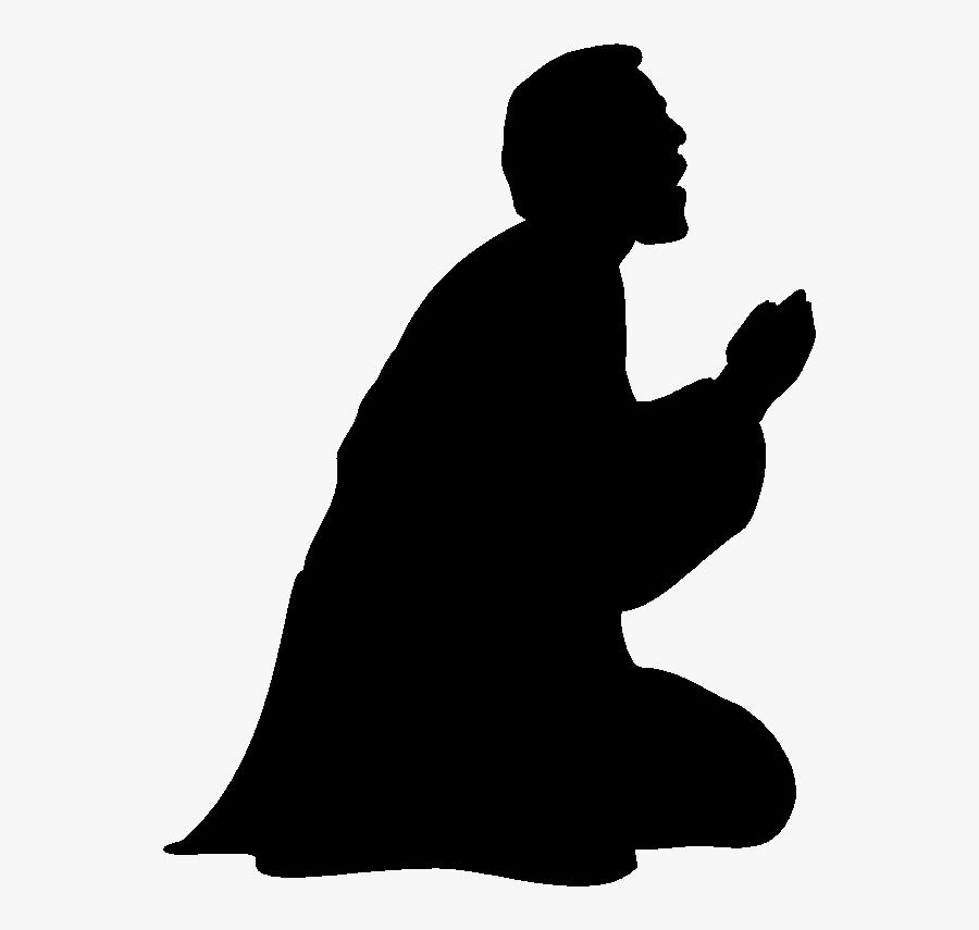 Praying Hands Silhouette Clipart Best - Person Praying Clipart, Transparent Clipart