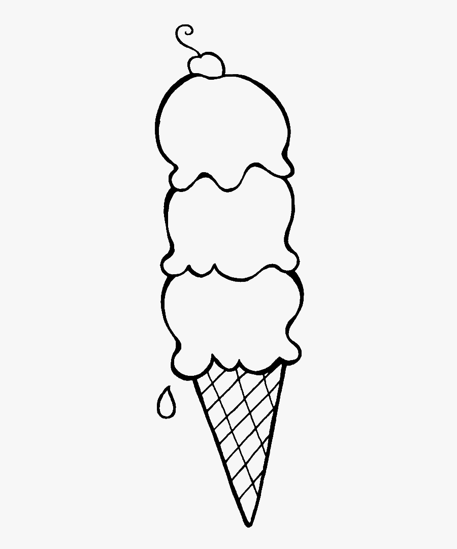 Clip Art Free Download On Melbournechapter - Ice Cream Summer Colouring Pages, Transparent Clipart