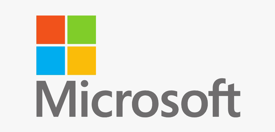 Transparent Background Microsoft Logo, Transparent Clipart