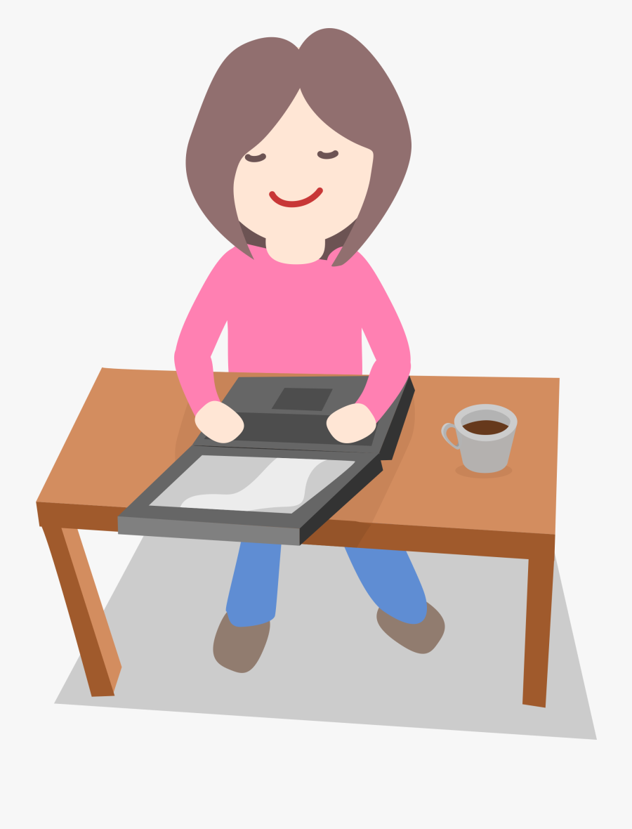 Working Big Image Png - Work On Computer Clipart, Transparent Clipart