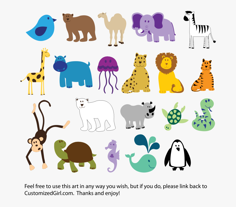 Noah's Ark Animals Clipart, Transparent Clipart