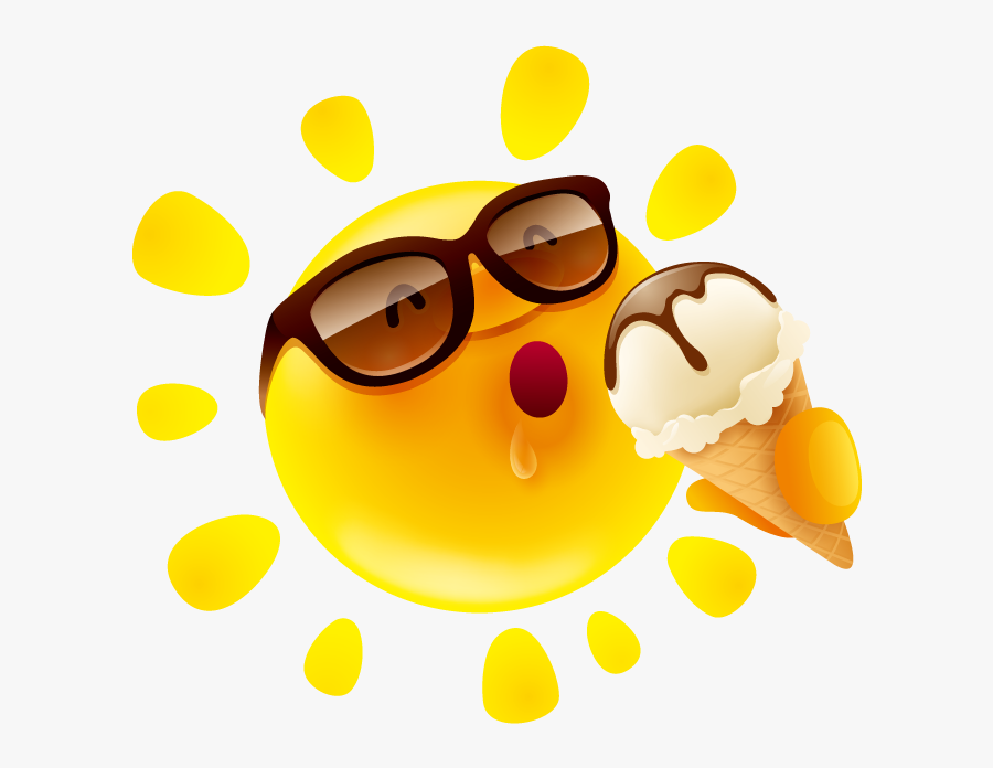 Ice Cream Clip Art - Sun And Ice Cream Clipart, Transparent Clipart
