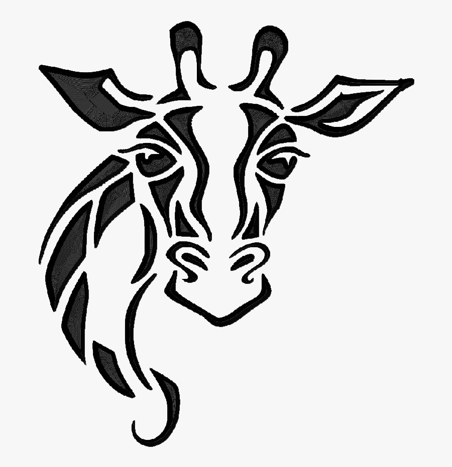 Giraffe Decals, Transparent Clipart