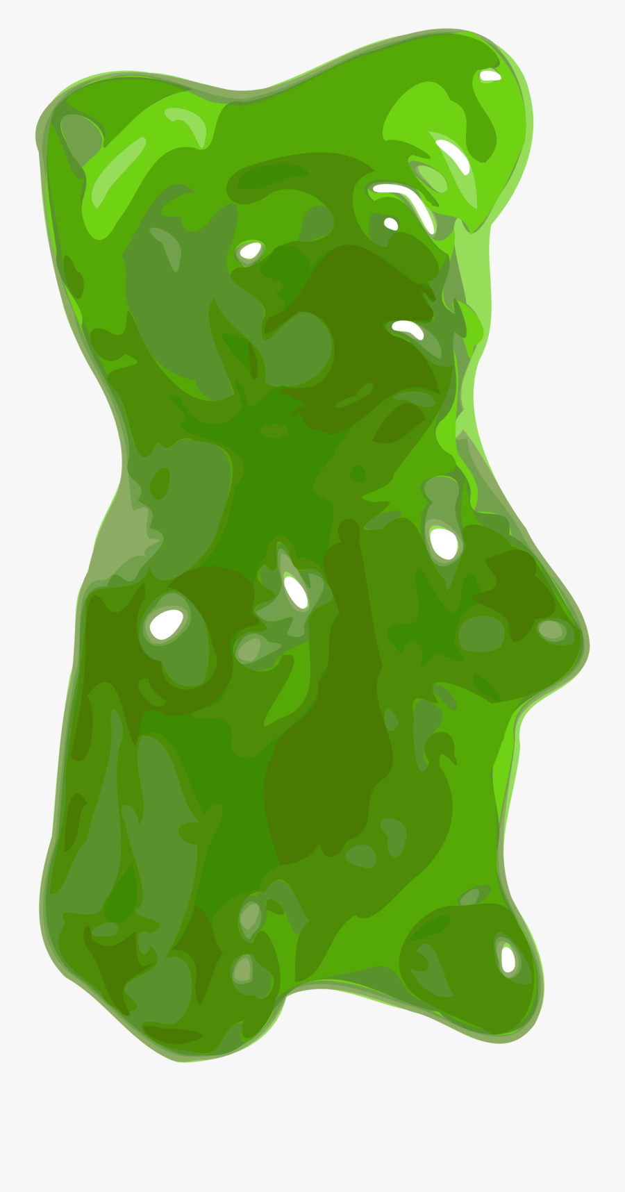 Microsoft Clipart Halloween - Green Gummy Bear Png, Transparent Clipart
