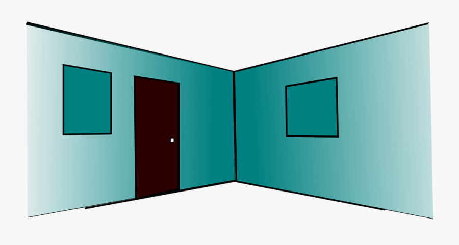 Door Clipart Room Door - Walls Clipart, Transparent Clipart
