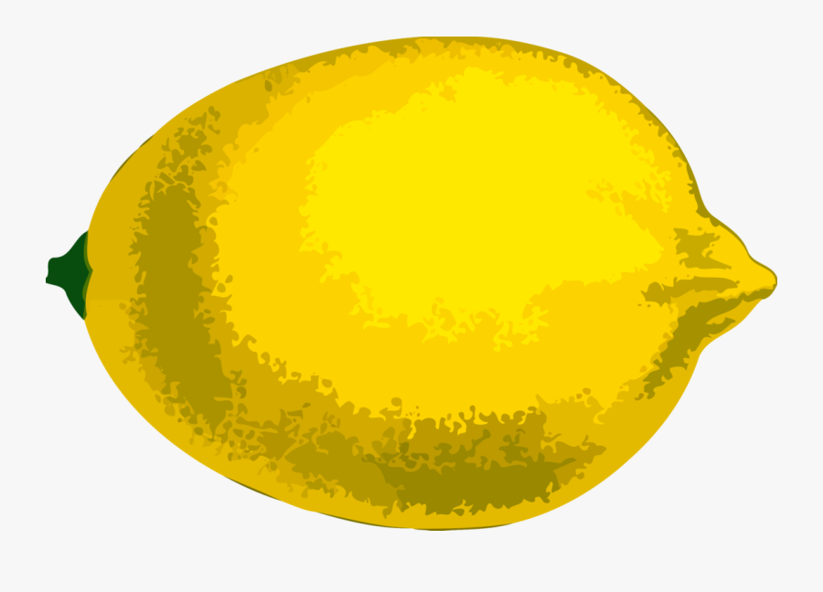 Lemon Clipart Yellow Vegetable - Yellow Watercolor Circle, Transparent Clipart