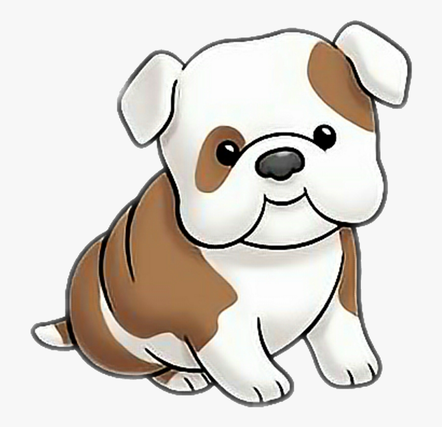 Puppy Dog Bulldog Cartoon Cute Clipart Hd Transparent - Bulldog Puppy Clipart, Transparent Clipart