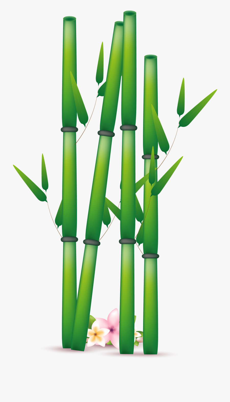 Bamboo House Forest Clipart - Transparent Bamboo Design, Transparent Clipart
