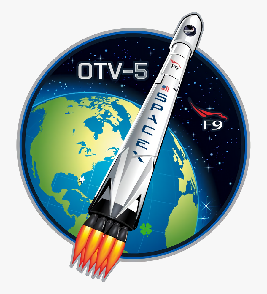 Spacex Targeting Thursday For - Spacex Otv 5 Patch, Transparent Clipart