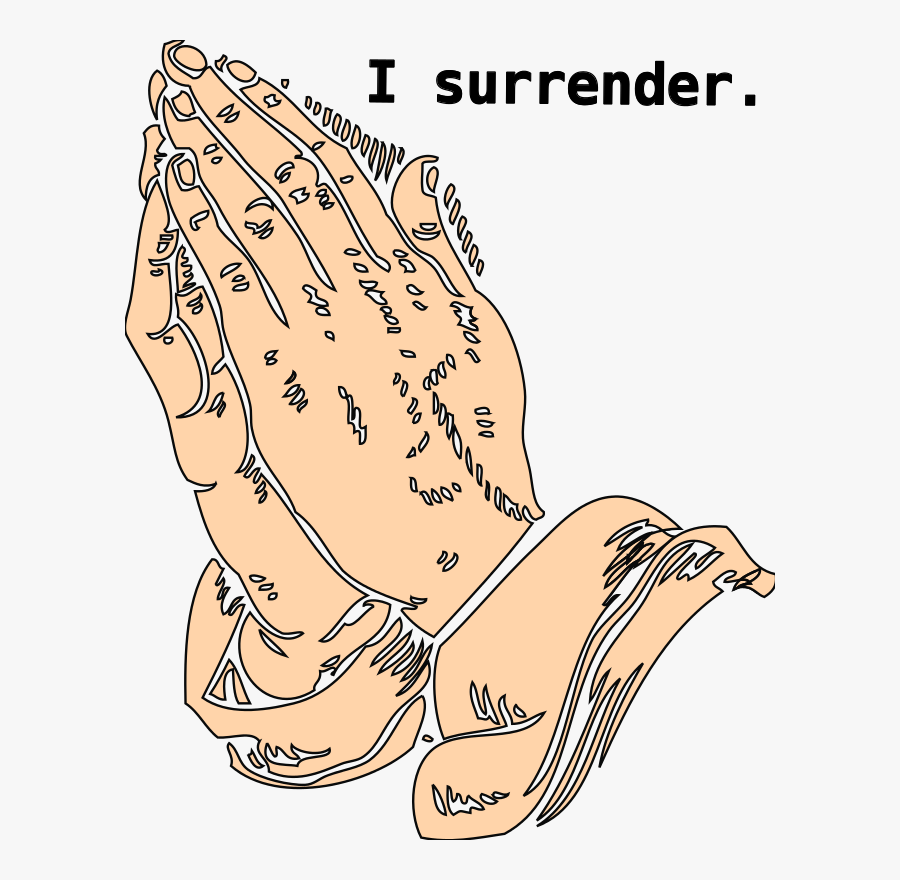 Art,text,artwork - Surrender Clip Art, Transparent Clipart