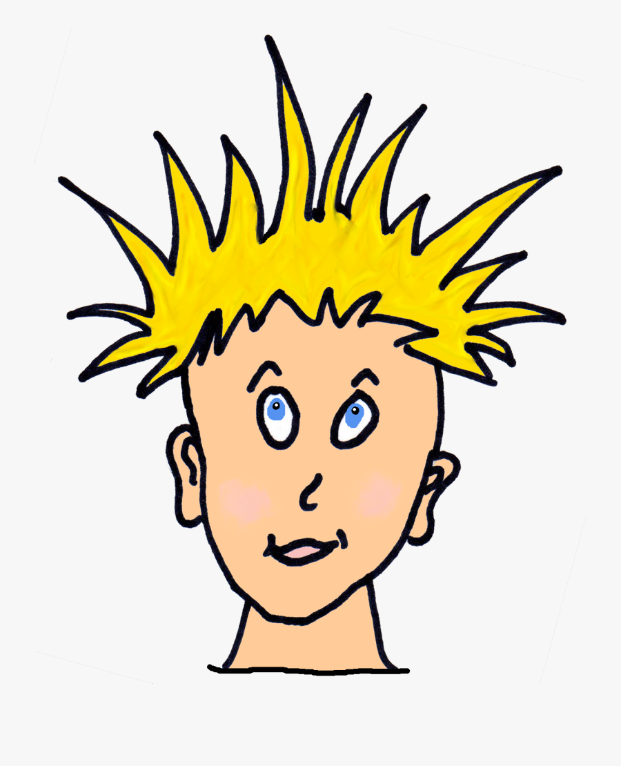 Punk Hair Clipart, Transparent Clipart