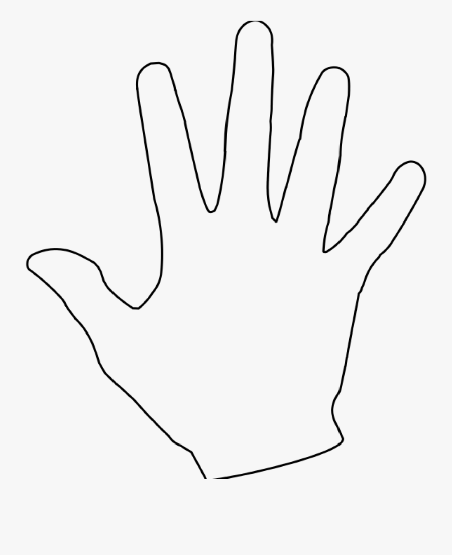 Hand Outline Clipart - Hand Svg, Transparent Clipart