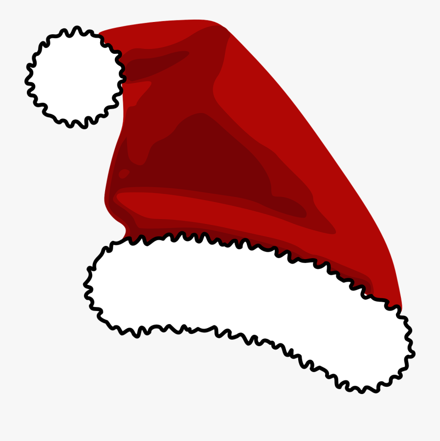 Santa Hat Clipart Transparent Background - Santa Hat Clipart Vector, Transparent Clipart