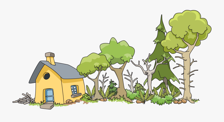 Forest Clipart Hut - Nature Background For Ppt, Transparent Clipart