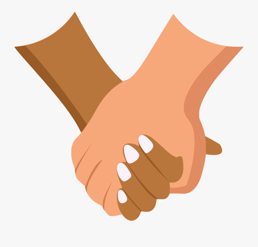 Pray Vector Clasped Hand - Holding Hands Clipart, Transparent Clipart