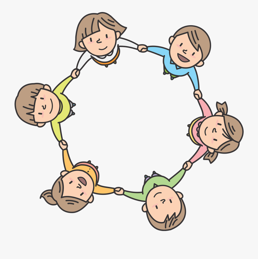 Children In Circle, Transparent Clipart