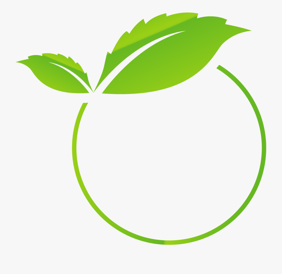 Painted Euclidean Circle Vector Green Free Clipart - Green Leaf Vector Png, Transparent Clipart
