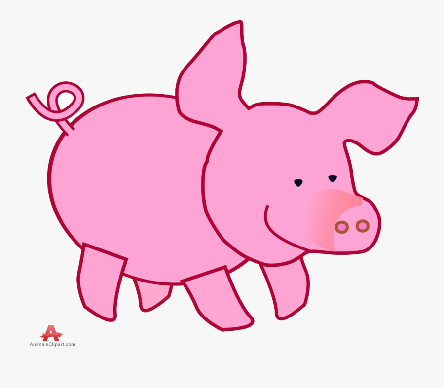 Pig Pigs Animals Clipart Gallery Free By Transparent - Cute Pig Clipart Black And White, Transparent Clipart